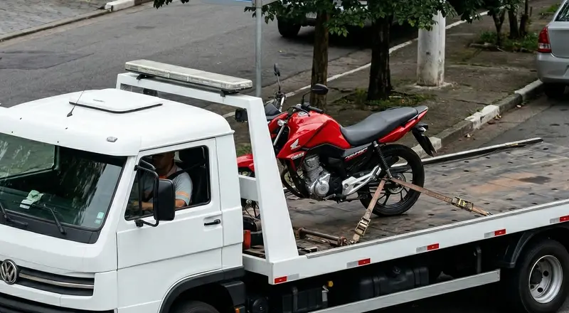 Reboque de moto em Guarapuava – guincho especializado para motocicletas